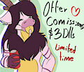 CHEAPER COMMISIONS! (Limited time) by KesshoNine