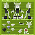 Daisy "Kitsune" the Cat - Refsheet