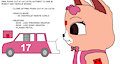 Pink Paws Cat #1 (44 Cats) Autobot Clone Ref Sheet by Art497