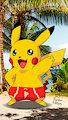 Pikachu with New Red Speedo Swimsuit [Edition]