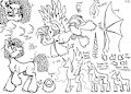 Ponies Redesign Sketches