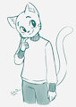 Cat boy >w< by SeaDewGin