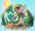 Snivy day by Xmokey