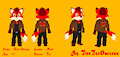 Fox Knights - Red Omega Reference Sheet by FireFoxOmicron