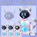 Robo Kitty pngtuber set by MotherSalem