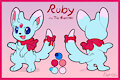 Ruby The Minccino ref sheet from RaoKurai