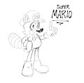 Mario The Tanooki by NinoTrash