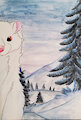 Ermine Stoat (Winter theme)