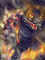 [FAN-ART] Burning Godzilla 🔥 by KuroDrunk