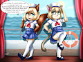 (C) Sailor girls by VermelhaTan
