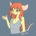A Cute Mouse by GraceTheGoldenFurred