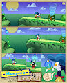 💙Huepow's Reward P.1 (Klonoa Foot-fetish Comic) by KlonoaKing