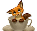 Cup of foxie by mrluca