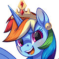 Princess Rainbow Dash by Moonseeker