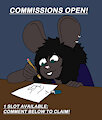 2023 - March commission open (1/1 slots taken!)
