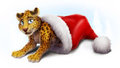 Christmas Leopard