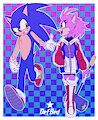 Sonic and Amy Rose by DefBed