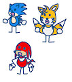 Sonic Characters Tamagotchified