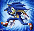 Sonic, but my AU version by BlueInkDemon