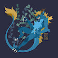 the floating dragon by SleepingWoolf