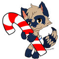 Candy Cane Pose by nightwolf1513