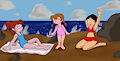 Disney Girls at the Beach (by Linkina)