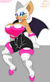 Rouge - Nice Sexy Sitting Busty Bat by Habbodude