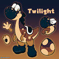 Twilight Yoshi by elderflowerpudding