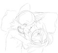 s-tails sleeps with me on my bed