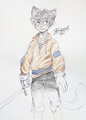 Sketch - Fencer by BastionShadowpaw