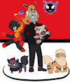 My (non smash) Pokémon Team (1st evolutions) by MadWolf