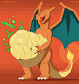 Charizard Vore by TaiRedFox