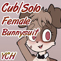 [YCH] "Bunnysuit" for Novilon by Archxuna9
