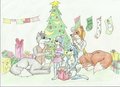 ty vulpine group xmas - commission