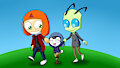 Happy alien family by Lilybear