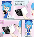 Cirno death note by adeerable