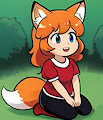 Adorable fox girl by PurpleTail1