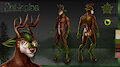 Green-brown deer Ref sheet Commission