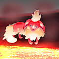 Flareon ~ Atop the Volcano by TripleTailSlap