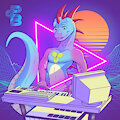 Commission Album Cover - Python Blue by TobbyWolf