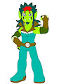 Darren the Green Frankenstein Orc by GarPhaN