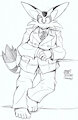 Sonic Suit Raffle Sketch: Big by MidnightMuser