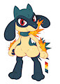 Riolu x Quilava Hybrid ($30)