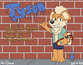 Tyson the Awesometacular Fire Doggo by ArtyDoggo