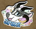 Spore Mini Watercolor Badge