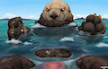 Otter vs. Fleet by naisaen