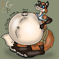 Big Bellied Fox by TheRedSkunk