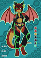 Adoptable Auction: Cyber Dragon (femboy) by DotoSecs