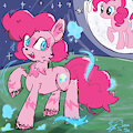 the night of the full Pinkie! by DuckChip