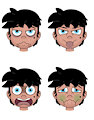 Federico expressions part 2 by Gate101Dalmatian